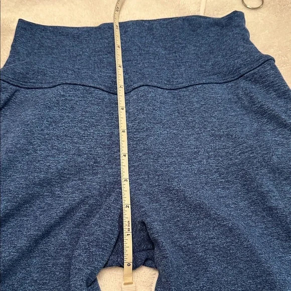 Bombshell Sportswear Medium blue Leggings with Stripes and side pockets - Picture 5 of 6